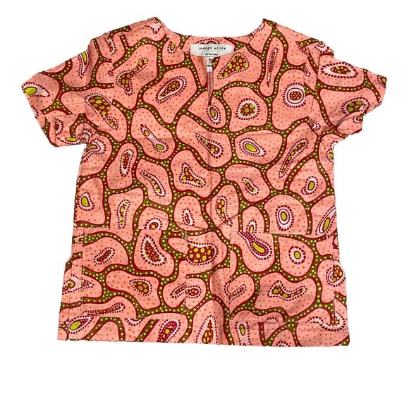 Girls Top 4T Ankara African Print 100% Cotton Afrocentric Festival Party Ethnic - Picture 1 of 4